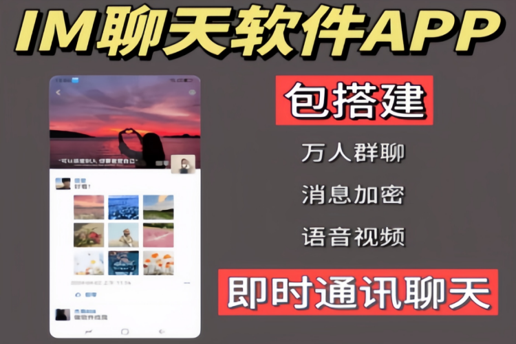 即时通讯IM/仿微信聊天交友APP源码/语音视频通话聊天/PHP+VUE开发/H5+安卓苹果APP